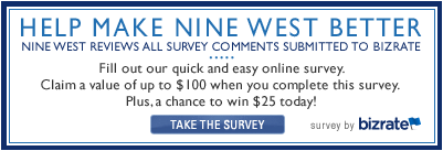 Nine West Custom Survey Invitation Nine West Custom Survey Invitation