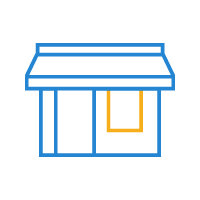 in-store shopping icon